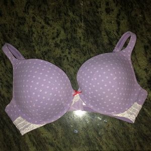 Purple lace bra 40D